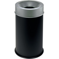 Black fireproof bin