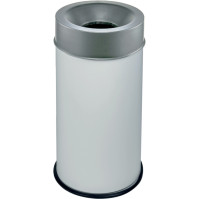 Feuerfester weißer Mülleimer