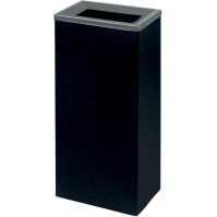 Durable elegant grey tri-selective bin 42L