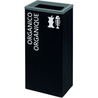 Grey functional design recycling bin 42L