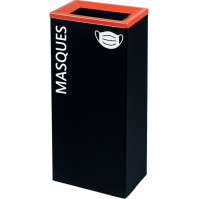 Durable and aesthetic red 42L selective sorting bin