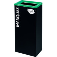 Grüner Mülleimer, selektive Sortierung, 42L, funktionales Design