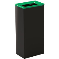 Grüner Recyclingbehälter 60L rechteckiges Design