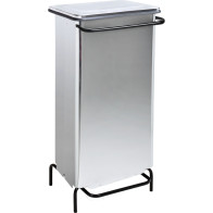 Static pedal bin 110L for professional kitchen