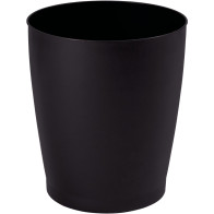 Black 9L wastepaper baskets