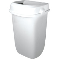 White Wall-Mounted Bin 32L Hygiene Discretion