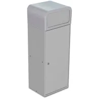 Stockholm selective sorting bin 75 litres with front flap bag holder