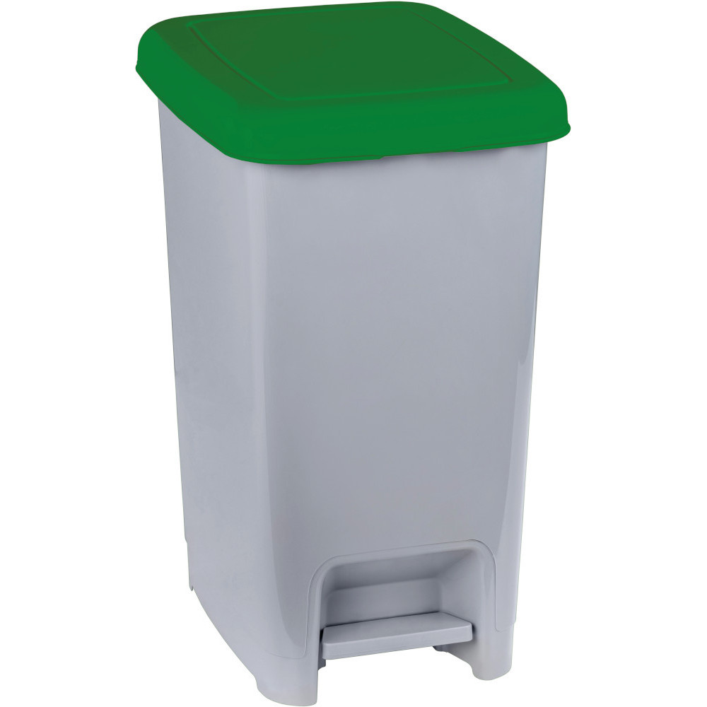 Grauer grüner Pedaleimer 60L, 4er-Set Grauer grüner Pedaleimer 60L, 4er-Set