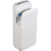Intelligent white hand dryer with modern and energy-efficient air jet