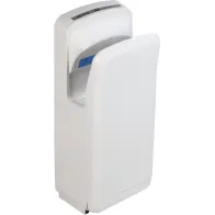 Intelligent white hand dryer with modern and energy-efficient air jet