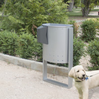 Dog bag dispenser adaptable easy installation signage flexibility