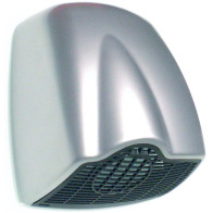 Automatic heated hand dryer with elegant brushed design