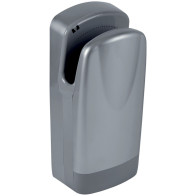 Metallic grey fast air hand dryer