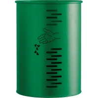 Zylindrischer grüner drehbarer Korb modernes praktisches Design