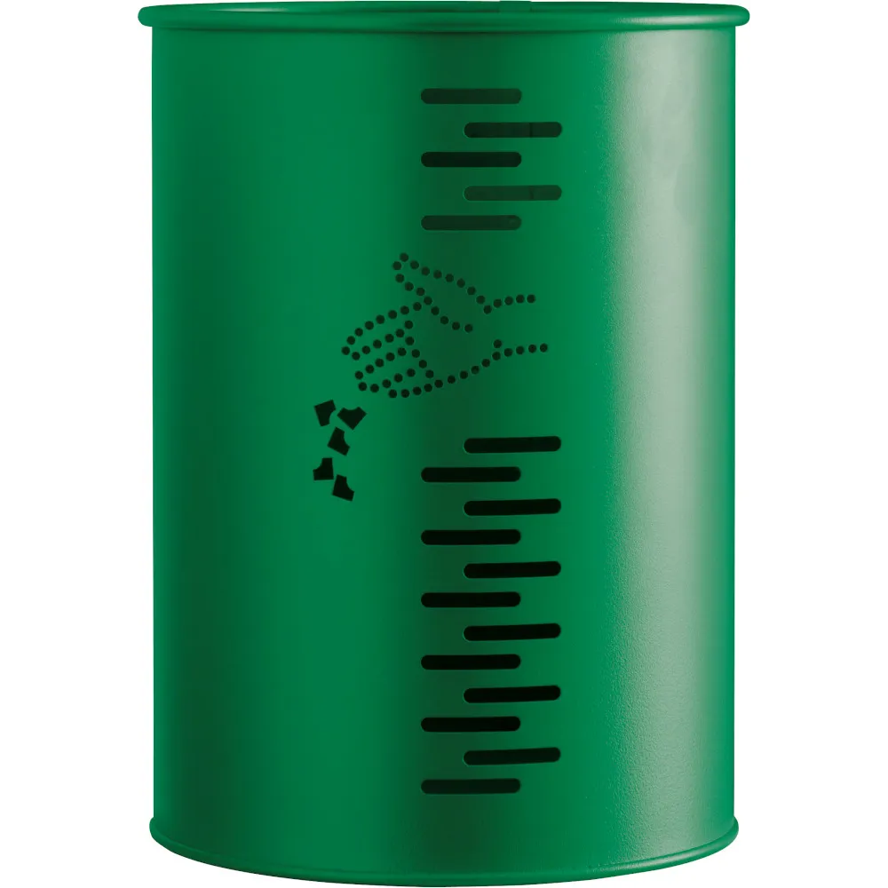 Zylindrischer grüner drehbarer Korb modernes praktisches Design