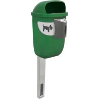 Pfosten zum Einbetonieren für Hundekorb 50 Liter