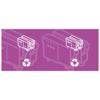 High-quality inkjet cartridge sticker perfect adhesion