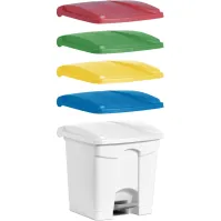 30L green pedal bin for selective sorting