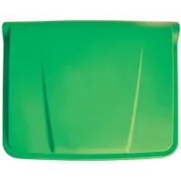 Green plastic pedal bin 30 liters