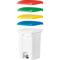 Gelber Treteimer 45L, selektive Sortierung