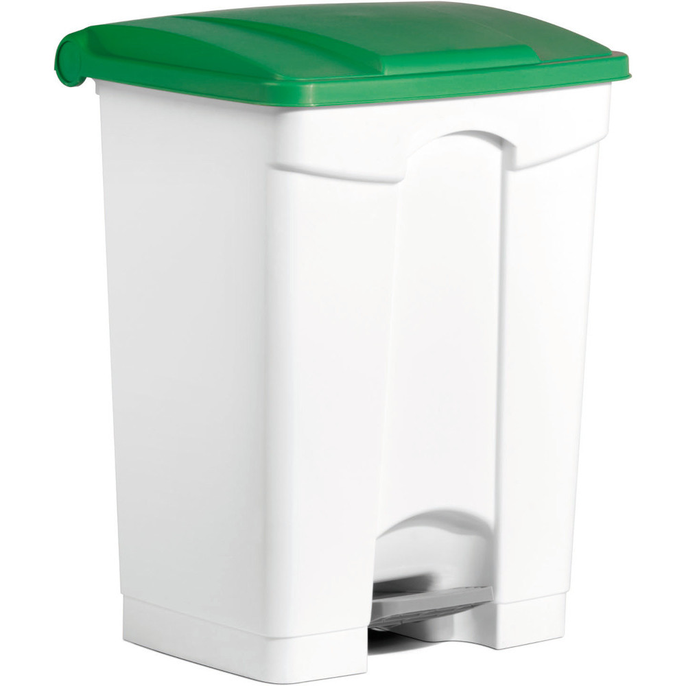 Grüner Treteimer aus Kunststoff, 70 l, 3er-Set Grüner Treteimer aus Kunststoff, 70 l, 3er-Set