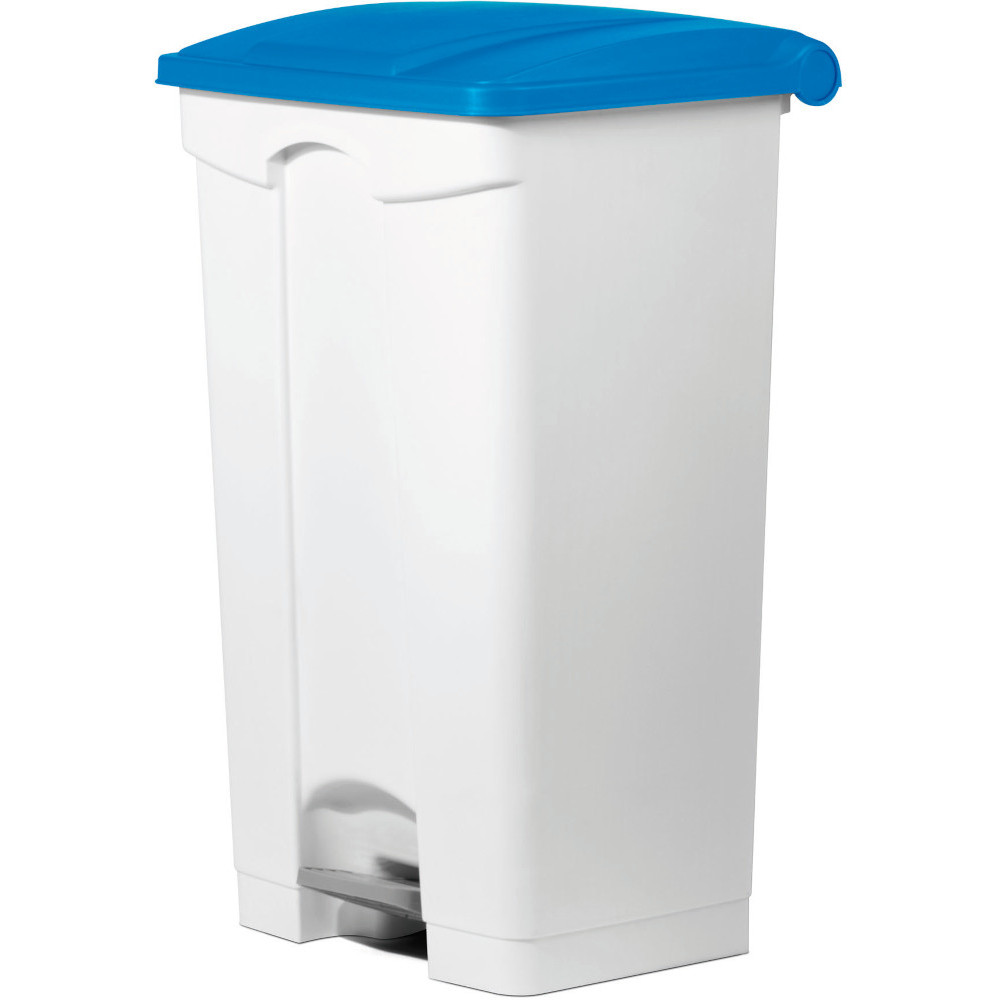 Blue plastic pedal bin 90 liters Blue plastic pedal bin 90 liters
