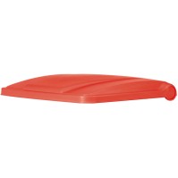 90L red pedal bin for selective sorting