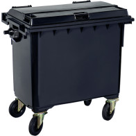 Mobile outdoor container 770 liters gray