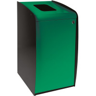 Green waste terminal with practical front opening.
