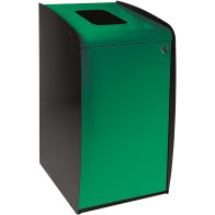 Green waste terminal with practical front opening.