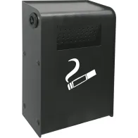 Modern practical wall ashtray compact exterior side emptying