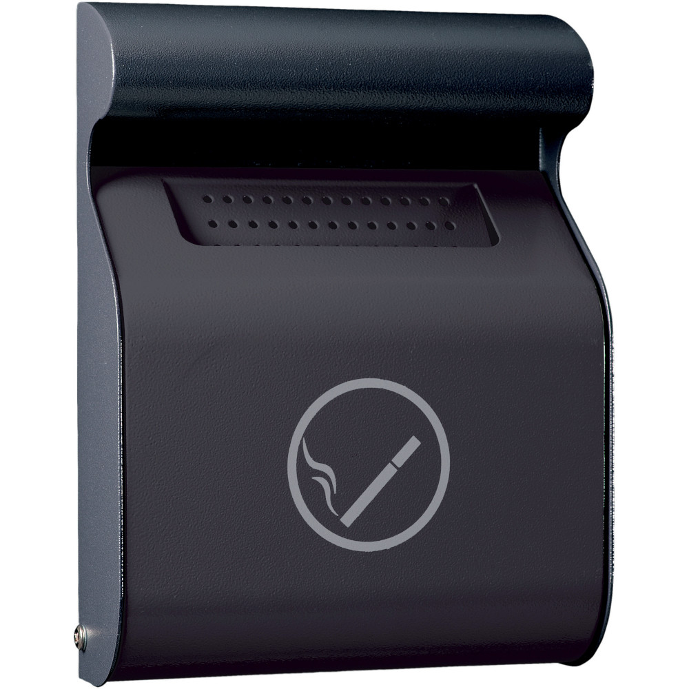 Robust gray vandal-proof wall ashtray 3 liters outdoor Robust gray vandal-proof wall ashtray 3 liters outdoor