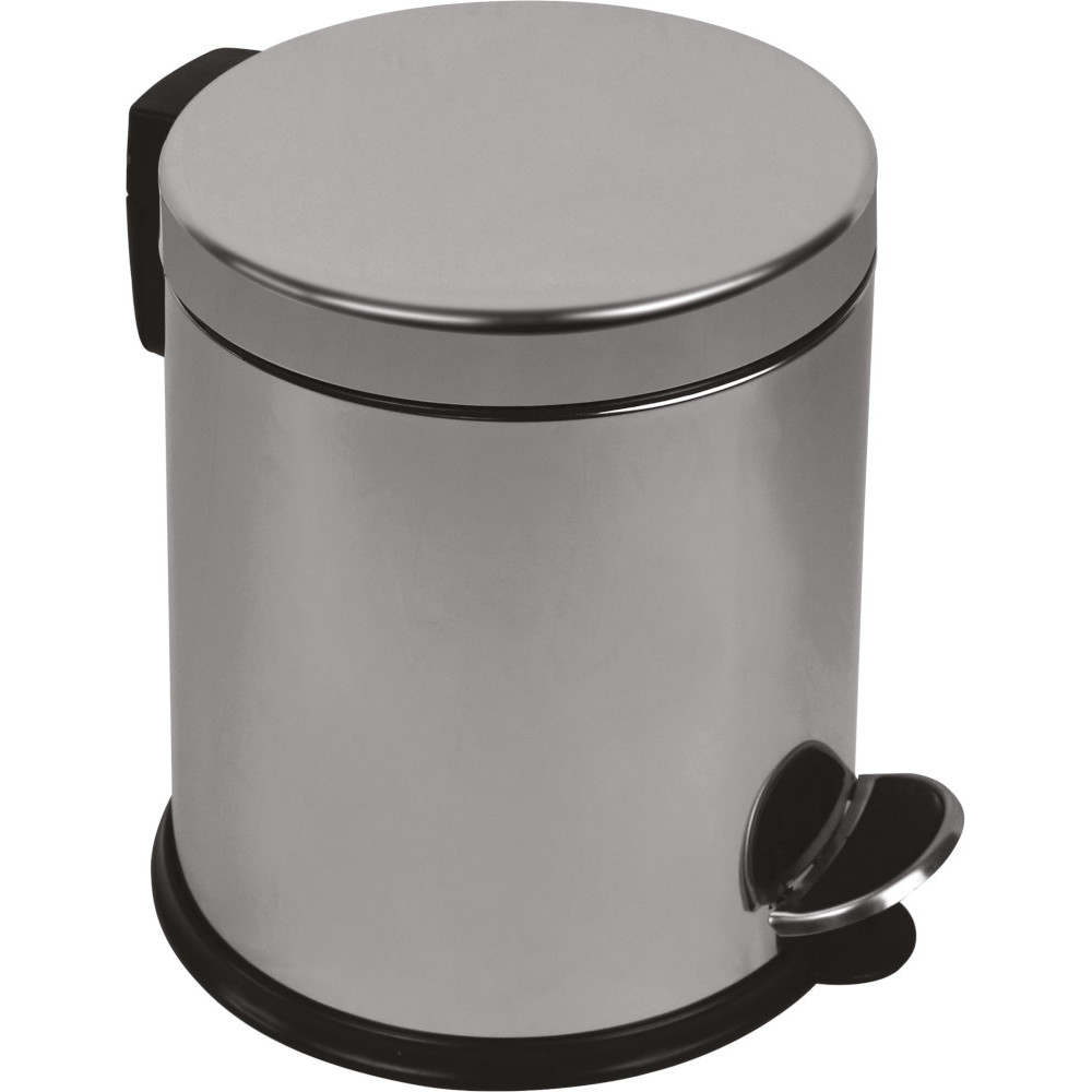 Round stainless steel trash can 5L set of 8 pieces Round stainless steel trash can 5L set of 8 pieces
