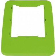 Lime green lid frame for 60L and 80L bin