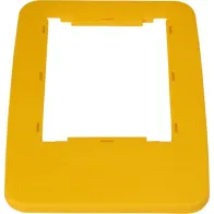 Yellow cover frame for 60L and 80L bins