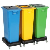 Round opening suitable for bins 60L 80L robust durable plastic