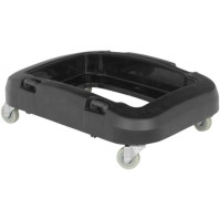 Plastic trolley to easily transport 60L and 80L bins