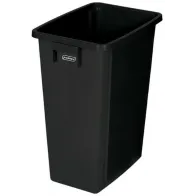 Schwarzer 60-Liter-Recyclingbehälter für eine effiziente Abfallsammlung