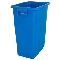 Practical 60L blue recycling collector for selective sorting