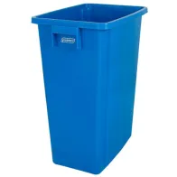 Praktischer blauer 60-Liter-Recyclingsammler zur selektiven Sortierung