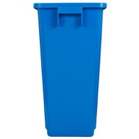 60L blue recycling bin for sustainable waste collection