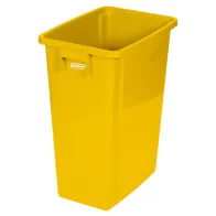 Gelber 60-Liter-Recyclingbehälter, praktisch, langlebig, effiziente selektive Sortierung