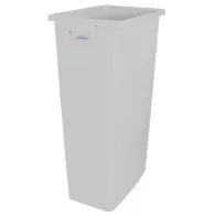 Recycling collection bin 80L translucent practical and ecological