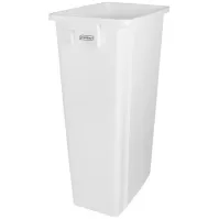 80-Liter-Mülltonne (weiß) für praktisches und effizientes Recycling
