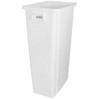 Weißer 80-Liter-Behälter für praktisches und effizientes Recycling