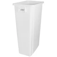 80L white bin for practical and efficient recycling