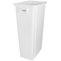 Weißer 80-Liter-Behälter für praktisches und effizientes Recycling