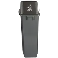 60L bin with lid for various colored waste.