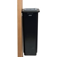 60L black recycling bin, configurable, multi-colored and modular
