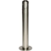 XXL Design-Aschenbecher aus schwarzem Edelstahl